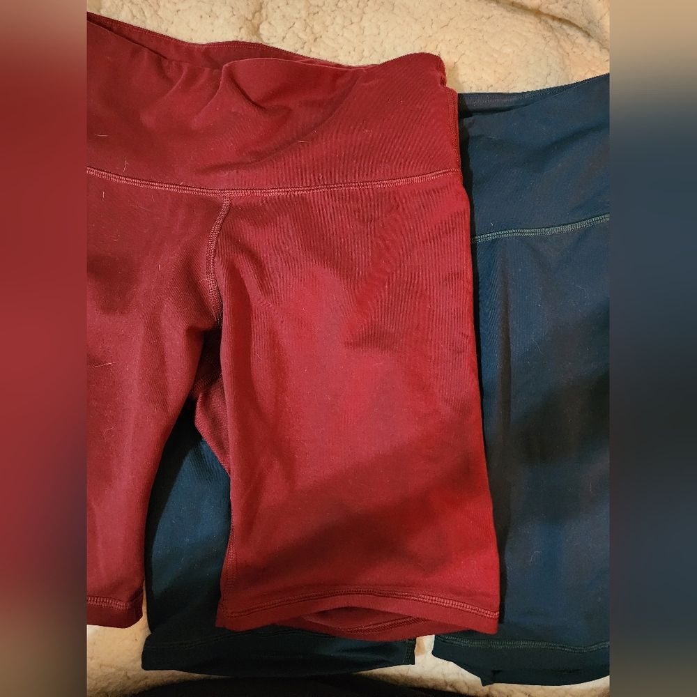 Red, Blue, Or Gray Workout Shorts X3